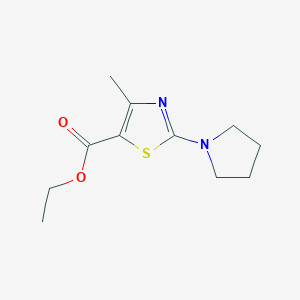 Ethyl 4-methyl-2-pyrrolidin-1-yl-1,3-thiazole-5-carboxylate
