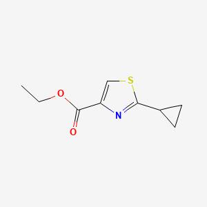 B3020984 Ethyl 2-cyclopropylthiazole-4-carboxylate CAS No. 135207-08-8