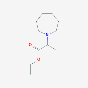 molecular formula C11H21NO2 B3020985 Ethyl 2-(azepan-1-yl)propanoate CAS No. 776993-91-0