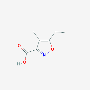 molecular formula C7H9NO3 B3020992 5-Ethyl-4-methylisoxazole-3-carboxylic acid CAS No. 1119452-16-2