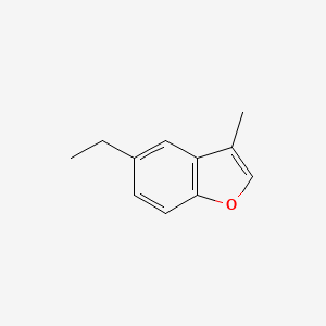 molecular formula C11H12O B3021020 5-Ethyl-3-methylbenzofuran CAS No. 870466-96-9