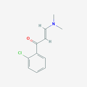 molecular formula C11H12ClNO B3021023 (2E)-1-(2-chlorophenyl)-3-(dimethylamino)prop-2-en-1-one CAS No. 1641037-51-5