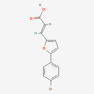 (2E)-3-[5-(4-bromophenyl)furan-2-yl]prop-2-enoic acid