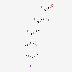 (2E,4E)-5-(4-fluorophenyl)penta-2,4-dienal