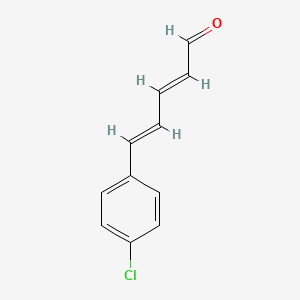 molecular formula C11H9ClO B3021046 (2E,4E)-5-(4-chlorophenyl)penta-2,4-dienal CAS No. 49678-03-7