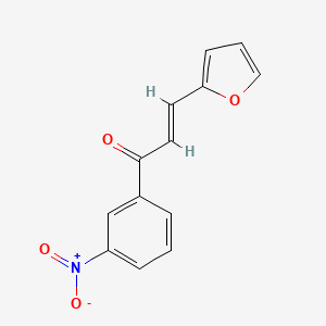 molecular formula C13H9NO4 B3021049 (E)-3-(furan-2-yl)-1-(3-nitrophenyl)prop-2-en-1-one CAS No. 132434-55-0