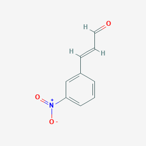 molecular formula C9H7NO3 B3021054 3-(3-Nitrophenyl)acrylaldehyde CAS No. 56578-39-3
