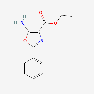 Ethyl 5-amino-2-phenyl-1,3-oxazole-4-carboxylate