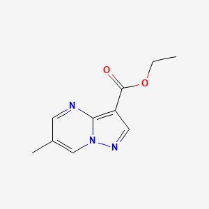 molecular formula C10H11N3O2 B3021075 6-甲基吡唑并[1,5-a]嘧啶-3-羧酸乙酯 CAS No. 832741-06-7