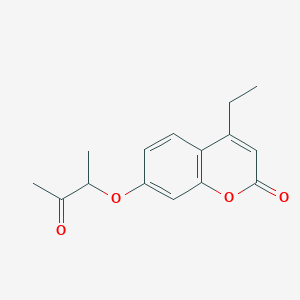 molecular formula C15H16O4 B3021077 4-乙基-7-(1-甲基-2-氧代丙氧基)-2H-色烯-2-酮 CAS No. 314742-28-4