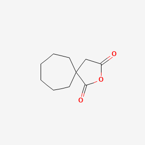molecular formula C10H14O3 B3021098 2-Oxaspiro[4.6]undecane-1,3-dione CAS No. 4401-21-2