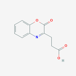 3-(2-oxo-2H-1,4-benzoxazin-3-yl)propanoic acid