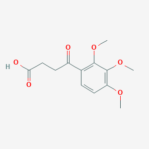 molecular formula C13H16O6 B3021107 4-(2,3,4-Trimethoxyphenyl)-4-oxobutyric acid CAS No. 63213-41-2