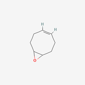 molecular formula C8H12O B3021108 9-Oxabicyclo[6.1.0]non-4-ene CAS No. 637-90-1