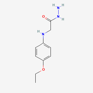 molecular formula C10H15N3O2 B3021128 2-(4-Ethoxyanilino)acetohydrazide CAS No. 100133-39-9