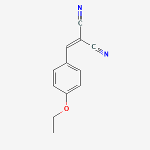 molecular formula C12H10N2O B3021138 2-[(4-Ethoxyphenyl)methylidene]propanedinitrile CAS No. 2826-27-9