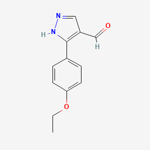 3-(4-ethoxyphenyl)-1H-pyrazole-4-carbaldehyde