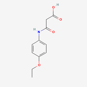 molecular formula C11H13NO4 B3021146 3-[(4-Ethoxyphenyl)amino]-3-oxopropanoic acid CAS No. 4270-38-6