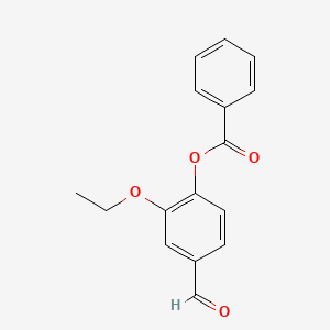 2-Ethoxy-4-formylphenyl benzoate