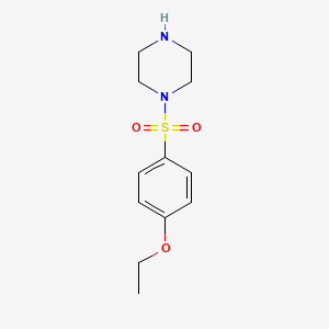 molecular formula C12H18N2O3S B3021152 1-((4-Ethoxyphenyl)sulfonyl)piperazine CAS No. 731821-80-0