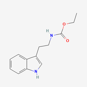 molecular formula C13H16N2O2 B3021157 Carbamic acid, [2-(1H-indol-3-yl)ethyl]-, ethyl ester CAS No. 67909-99-3