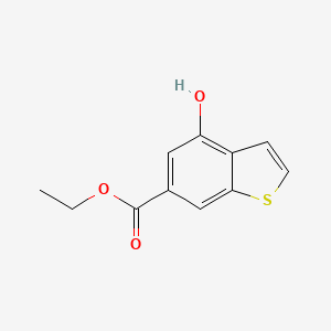 molecular formula C11H10O3S B3021160 Ethyl 4-hydroxy-1-benzothiophene-6-carboxylate CAS No. 831222-68-5