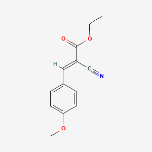 molecular formula C13H13NO3 B3021163 Ethyl 2-cyano-3-(4-methoxyphenyl)acrylate CAS No. 2017-87-0