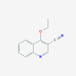 molecular formula C12H10N2O B3021167 4-乙氧基喹啉-3-腈 CAS No. 69875-50-9