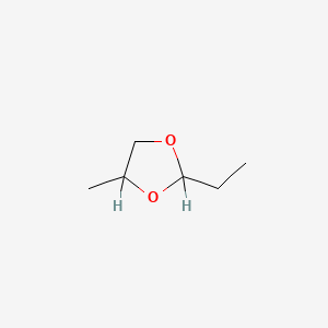 molecular formula C6H12O2 B3021168 2-Ethyl-4-methyl-1,3-dioxolane CAS No. 4359-46-0