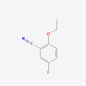 molecular formula C9H8FNO B3021174 2-Ethoxy-5-fluorobenzonitrile CAS No. 1158201-03-6