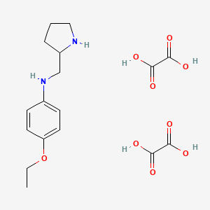 4-Ethoxy-N-(2-pyrrolidinylmethyl)aniline dioxalate