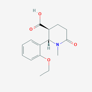 (2S,3S)-2-(2-ethoxyphenyl)-1-methyl-6-oxopiperidine-3-carboxylic acid