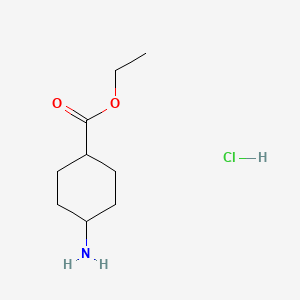 molecular formula C9H18ClNO2 B3021186 trans-Ethyl 4-aminocyclohexanecarboxylate hydrochloride CAS No. 2084-28-8