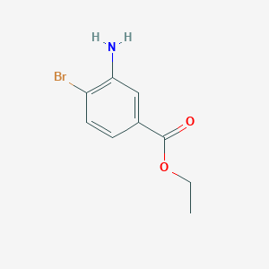molecular formula C9H10BrNO2 B3021189 Ethyl 3-amino-4-bromobenzoate CAS No. 168473-88-9