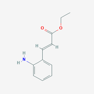 molecular formula C11H13NO2 B3021197 Ethyl 3-(2-aminophenyl)acrylate CAS No. 79655-96-2