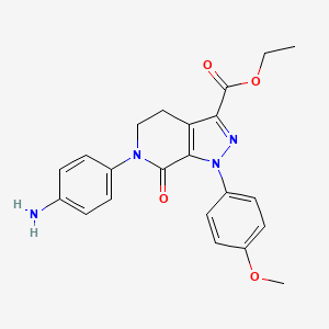 ethyl 6-(4-aMinophenyl)-1-(4-Methoxyphenyl)-7-oxo-4,5,6,7-tetrahydro-1H-pyrazolo[3,4-c]pyridine-3-carboxylate