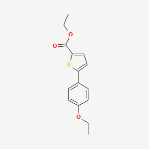 molecular formula C15H16O3S B3021202 Ethyl 5-(4-ethoxyphenyl)thiophene-2-carboxylate CAS No. 952958-85-9