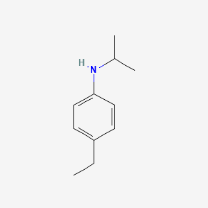 molecular formula C11H17N B3021206 4-乙基-N-异丙基苯胺 CAS No. 103093-97-6