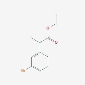 molecular formula C11H13BrO2 B3021211 2-(3-溴苯基)丙酸乙酯 CAS No. 103807-54-1