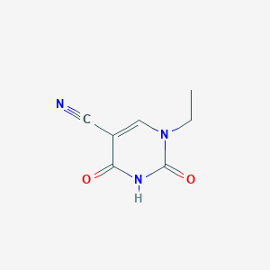 molecular formula C7H7N3O2 B3021231 1-Ethyl-2,4-dioxo-1,2,3,4-tetrahydropyrimidine-5-carbonitrile CAS No. 57712-57-9