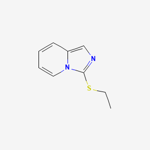 molecular formula C9H10N2S B3021237 3-(Ethylsulfanyl)imidazo[1,5-a]pyridine CAS No. 76266-04-1