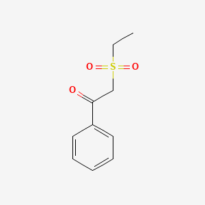 molecular formula C10H12O3S B3021248 2-(Ethanesulfonyl)-1-phenylethan-1-one CAS No. 77970-53-7