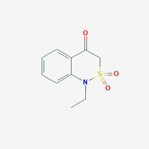 molecular formula C10H11NO3S B3021253 1-ethyl-1H-2,1-benzothiazin-4(3H)-one 2,2-dioxide CAS No. 950277-15-3