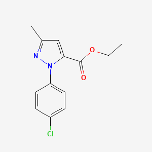 Ethyl 1-(4-chlorophenyl)-3-methyl-1H-pyrazole-5-carboxylate
