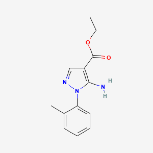 ethyl 3-imino-2-(2-methylphenyl)-2,3-dihydro-1H-pyrazole-4-carboxylate