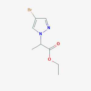 molecular formula C8H11BrN2O2 B3021267 ethyl 2-(4-bromo-1H-pyrazol-1-yl)propanoate CAS No. 51292-41-2