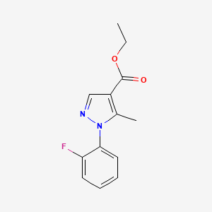 Ethyl 1-(2-fluorophenyl)-5-methyl-1H-pyrazole-4-carboxylate