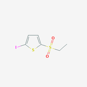 molecular formula C6H7IO2S2 B3021277 2-(Ethylsulfonyl)-5-iodothiophene CAS No. 412965-13-0
