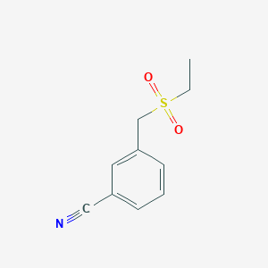 molecular formula C10H11NO2S B3021286 3-[(乙磺酰基)甲基]苯甲腈 CAS No. 1267212-27-0