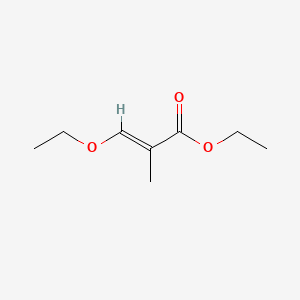molecular formula C8H14O3 B3021288 ethyl (E)-3-ethoxy-2-methylacrylate CAS No. 1085699-23-5